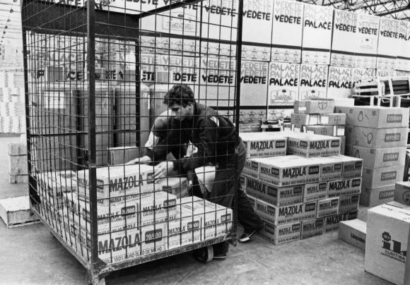 As caixas de papelão