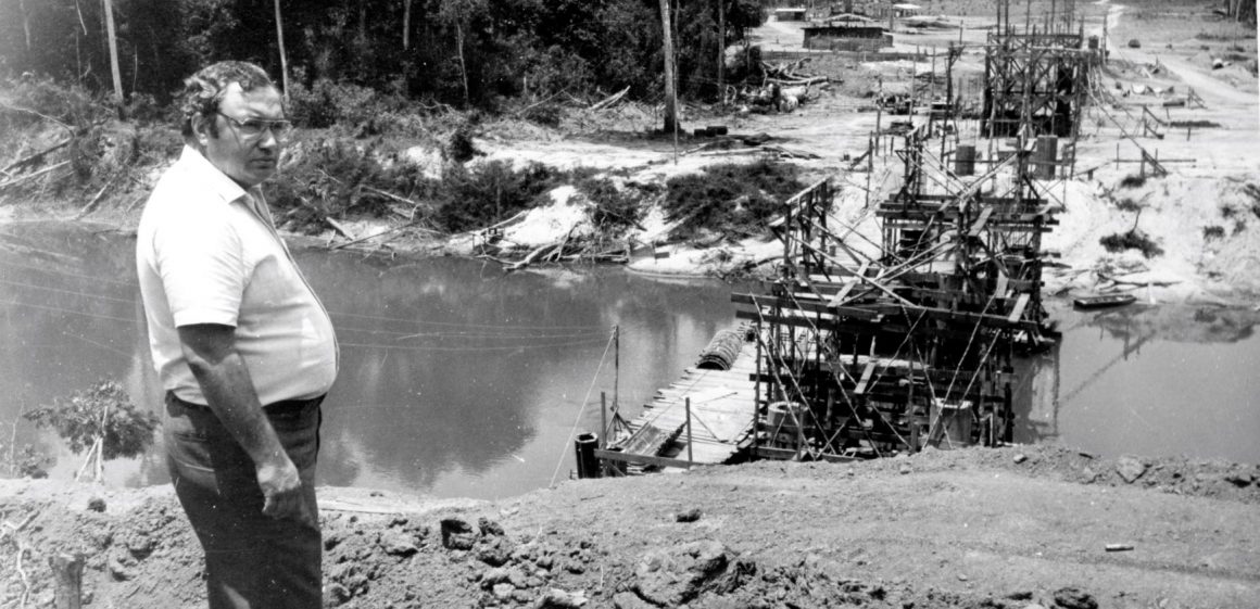 BR-364 – Obras numa ponte da rodovia