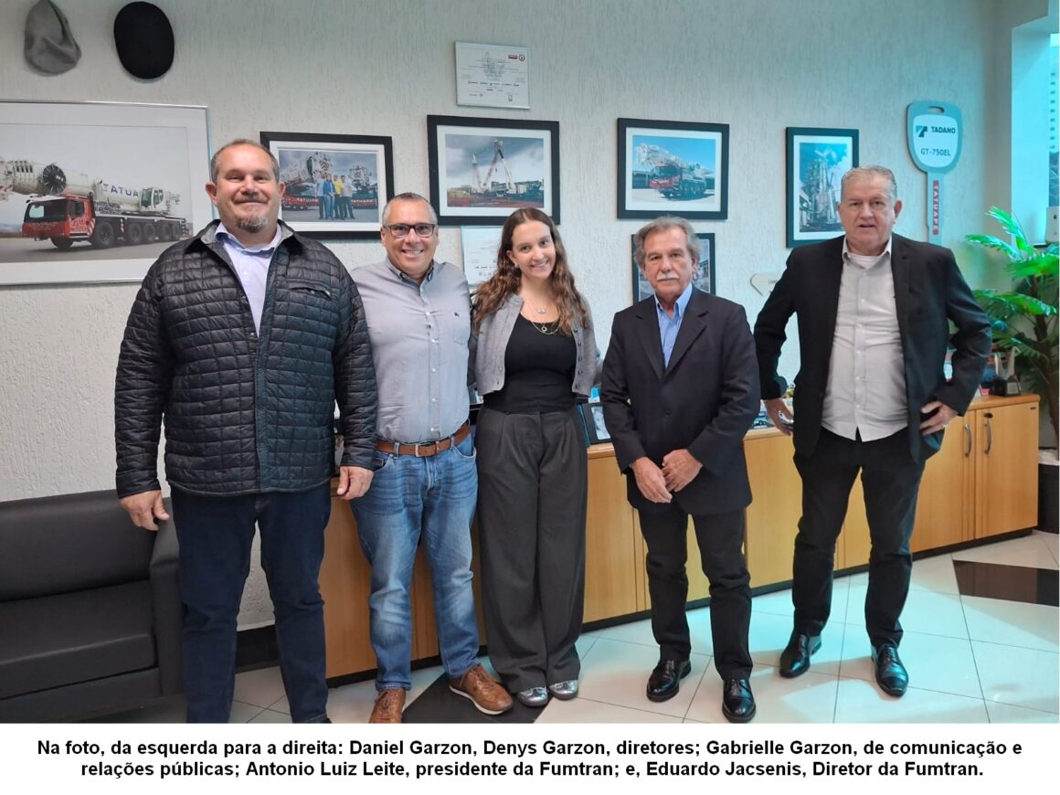 Fumtran visita a sede da Guindastes Tatuapé