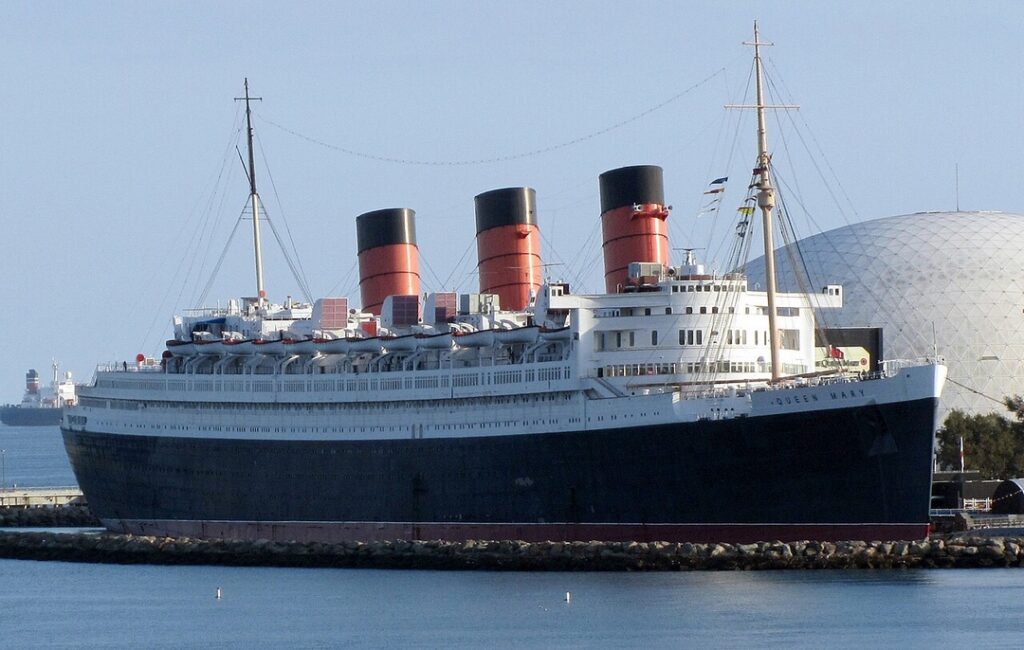 Lançamento do transatlântico RMS Queen Mary