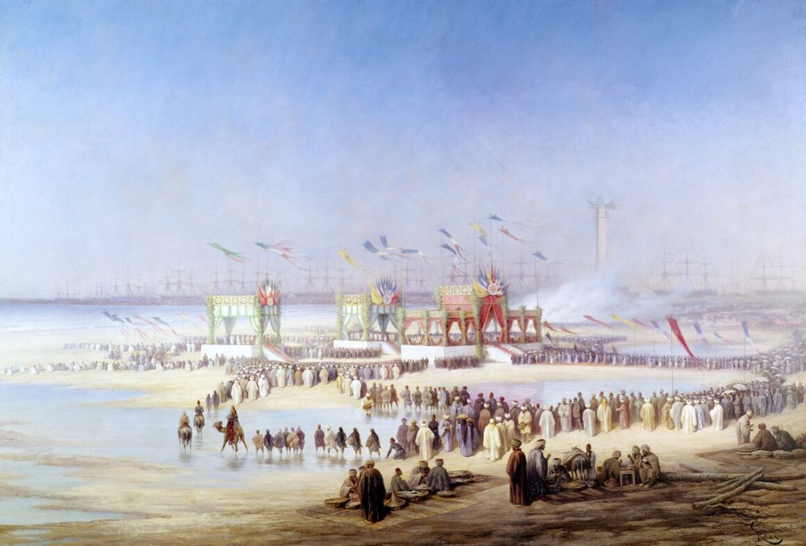 Inauguração do Canal de Suez