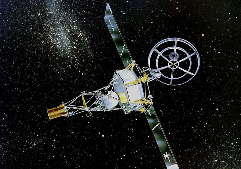 A sonda espacial Mariner 9, da NASA, entra em órbita ao redor do planeta Marte.