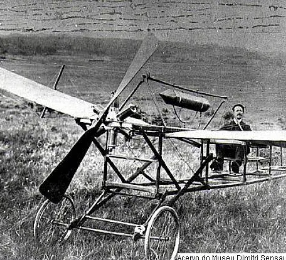 Primeiro voo de avião na América do Sul Primeiro voo de avião na América do Sul