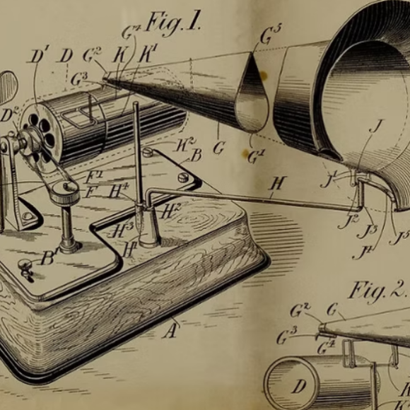 Thomas Edison obtem a patente do fonógrafo Thomas Edison obtem a patente do fonógrafo