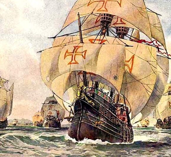 Início da viagem de Pedro Álvares Cabral em 1500