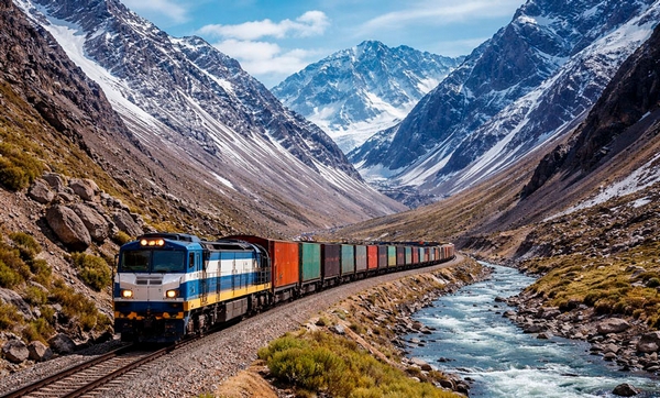 Inaugurada a Ferrovia Transandina que liga Chile e Argentina