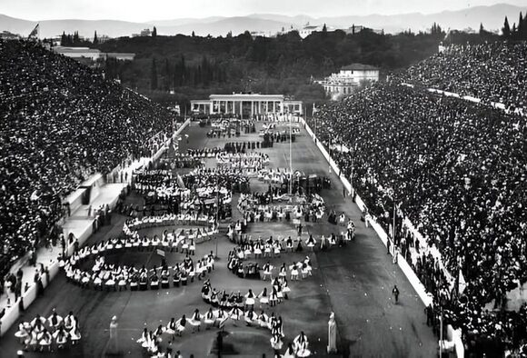 Abertura dos primeiros Jogos Olímpicos modernos