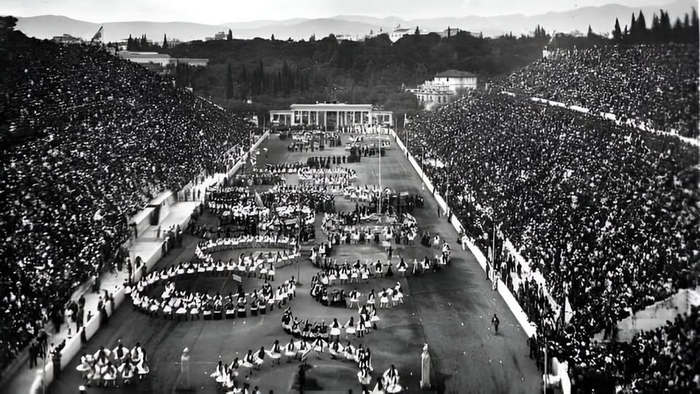 Abertura dos primeiros Jogos Olímpicos modernos Abertura dos primeiros Jogos Olímpicos modernos