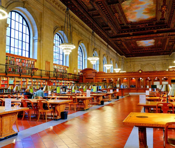 Inauguração da Biblioteca Pública de Nova York