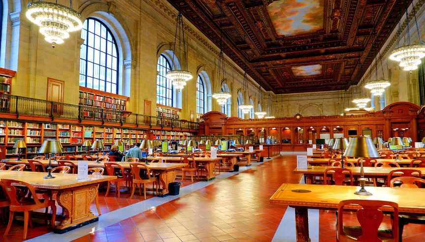 Inauguração da Biblioteca Pública de Nova York