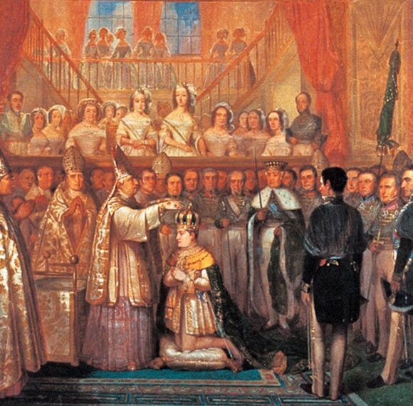 Dom Pedro II é coroado imperador do Brasil aos 15 anos