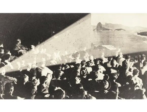 Primeira exibição de cinema no Brasil Primeira exibição de cinema no Brasil