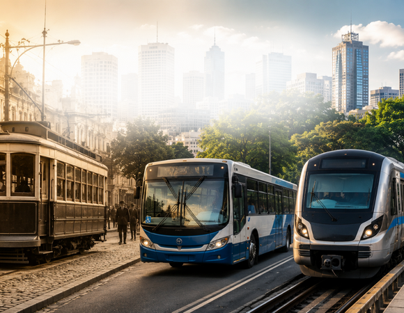 Dos bondes aos metrôs: a evolução do transporte público no Brasil Dos bondes aos metrôs: a evolução do transporte público no Brasil