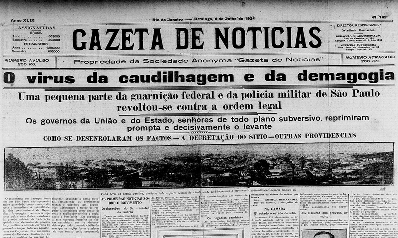 Fundação Jornal carioca Gazeta de Notícias