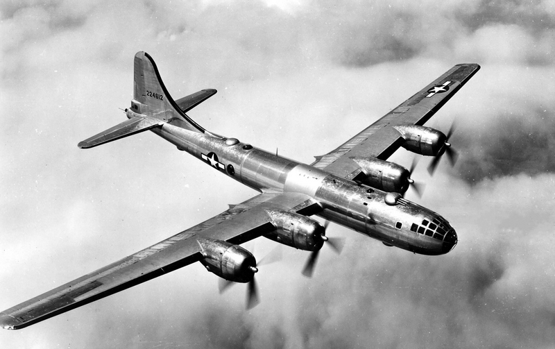 Voo inaugural do Boeing B-29 Superfortress Voo inaugural do Boeing B-29 Superfortress
