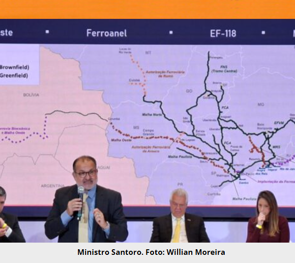 Ministério dos Transportes apresenta carteira de projetos ferroviários em São Paulo nesta terça-feira (15) Ministério dos Transportes apresenta carteira de projetos ferroviários em São Paulo nesta terça-feira (15)